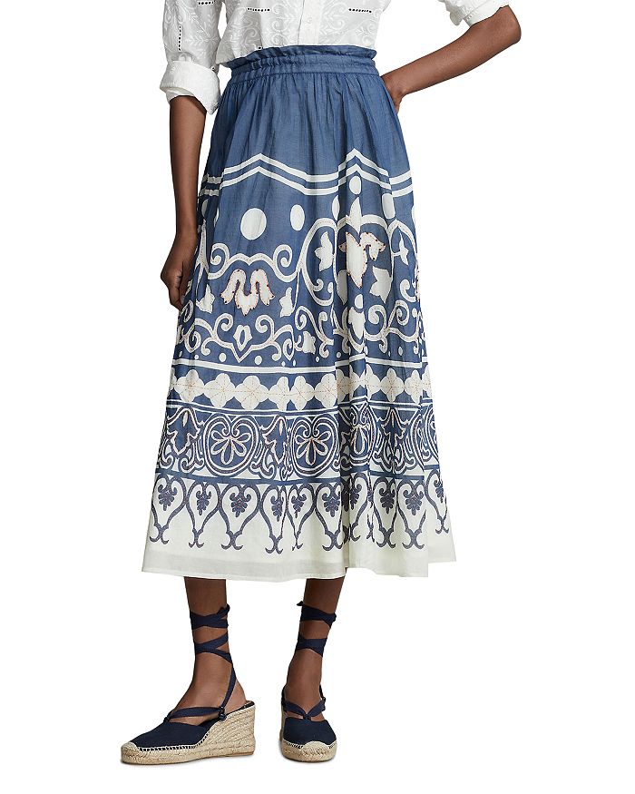 Ralph Lauren Cotton Voile Maxi Skirt Bloomingdale s