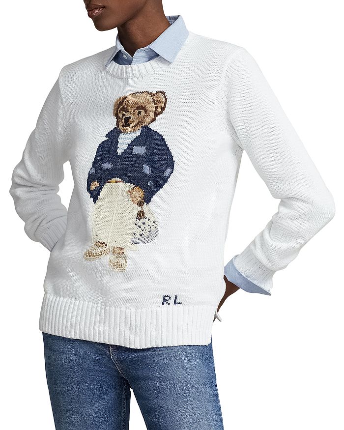 Polo Ralph Lauren Cotton White Sweaters for Women for sale