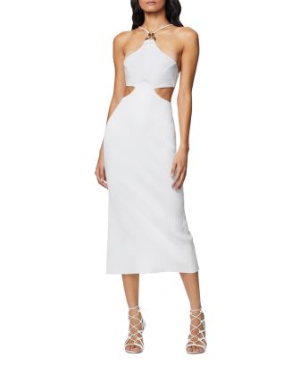 Aria Hardware Halter Midi Dress