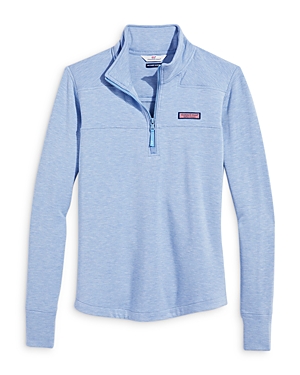 Vineyard Vines Dreamcloth Relaxed Half Zip Sweatshirt In Ocean Breeze Heather