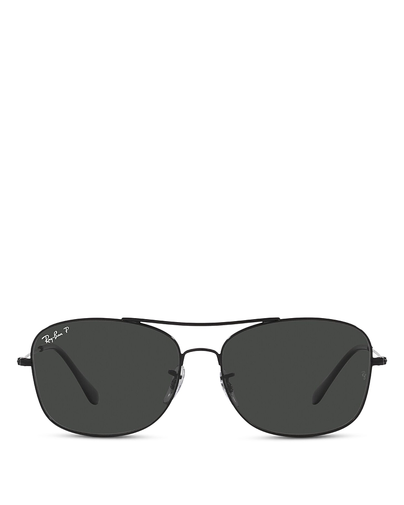Ray-Ban Polarized Square Sunglasses, 57mm