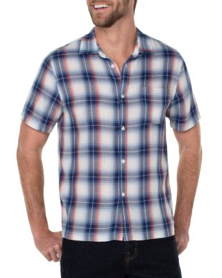 Liverpool Los Angeles - Plaid Short Sleeve Pocket Shirt