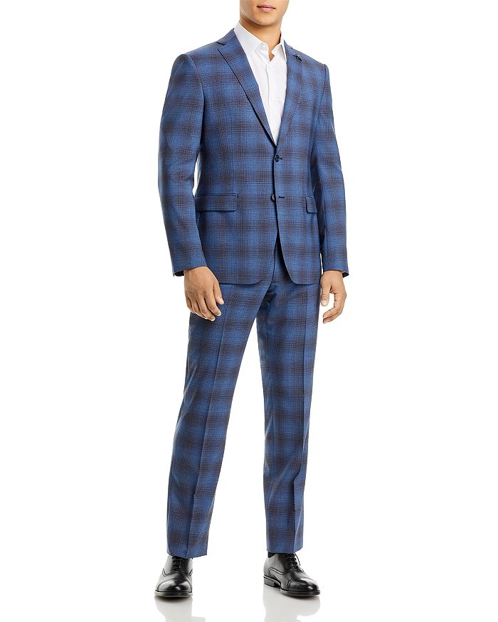 John Varvatos Star USA Navy & Brown Tonal Suit Separates | Bloomingdale's