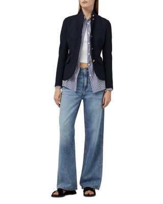 Logan Featherweight Mid Rise Wide Leg Jeans