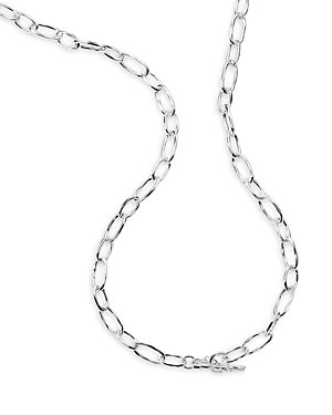 Shop Ippolita 925 Sterling Silver Classico Faceted Oval Link Necklace, 35