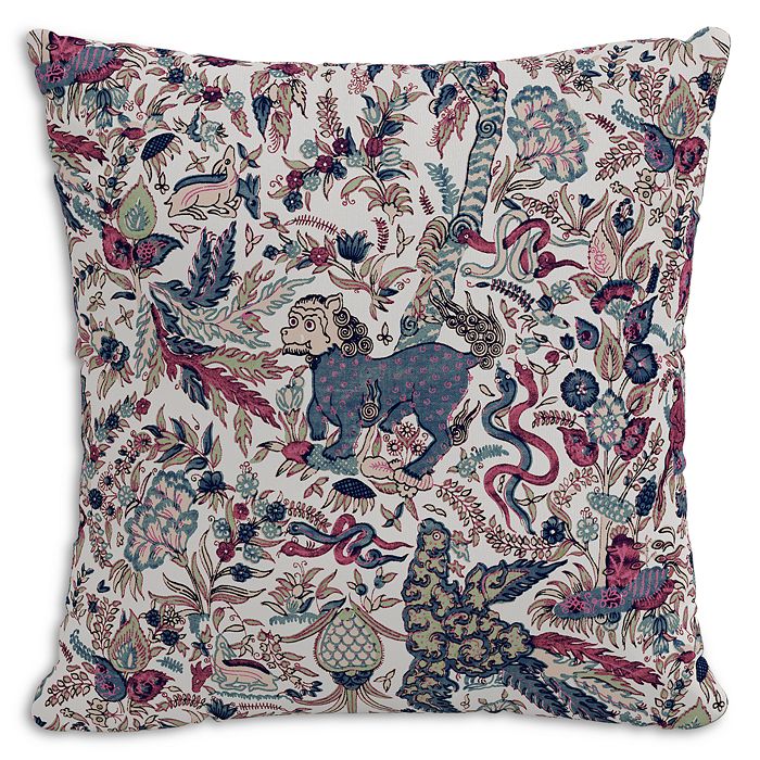 Shop Sparrow & Wren Patterned Decorative Pillow, 20 X 20 In Alora Periwinkle