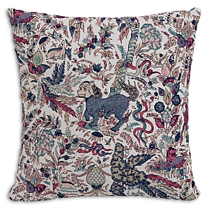 Sparrow & Wren Patterned Decorative Pillow, 20 X 20 In Bali Lion Jewel