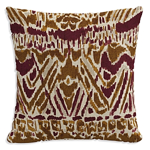 Sparrow & Wren Patterned Decorative Pillow, 20 X 20 In Kara Ikat Raspberry