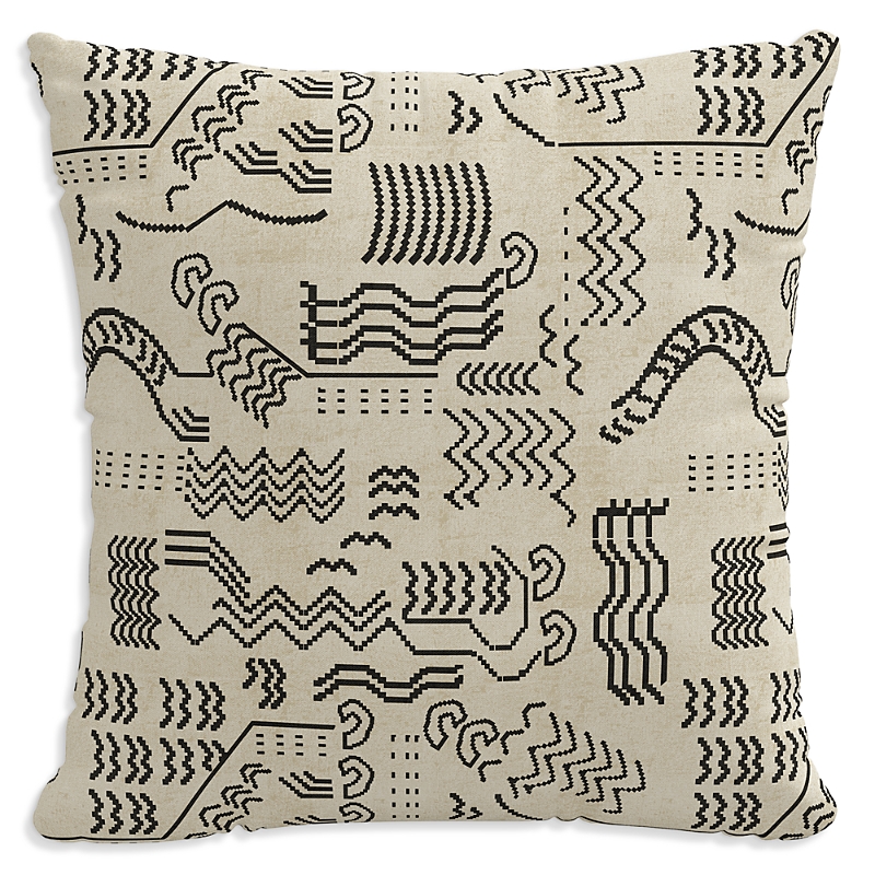 Sparrow & Wren Patterned Decorative Pillow, 20 x 20