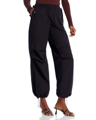 AQUA - High Rise Parachute Cargo Pants - 100% Exclusive