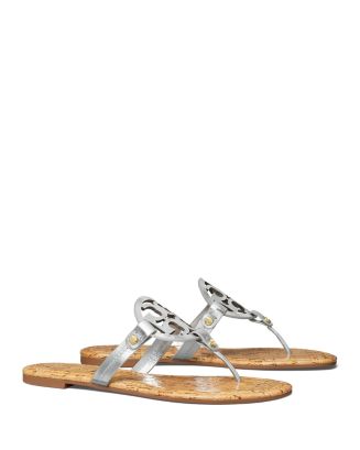 Tory Burch sandals - store metallic silver