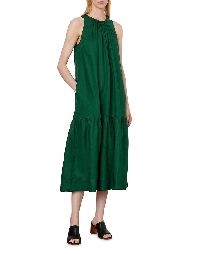VANESSA BRUNO Roema Pleated Neck Dress | Bloomingdale's
