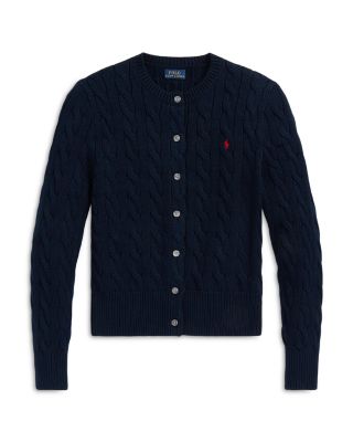 Cotton Cable Knit Cardigan
