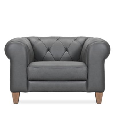 Livia Leather Chair - Exclusive