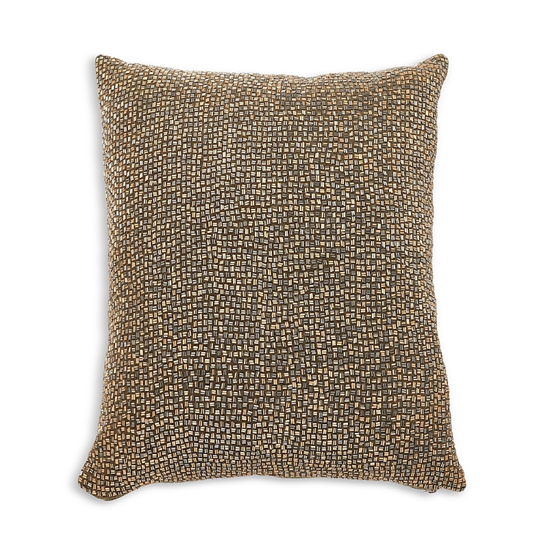 Global Views Bugle Beaded Decorative Pillow, 20 x 20