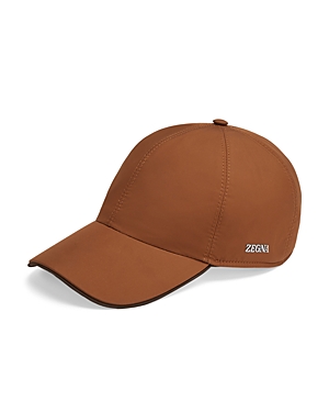 Zegna Zephyr Technical Baseball Cap In Vicuna