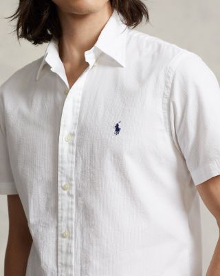 Classic Fit Prepster Seersucker Short Sleeve Shirt