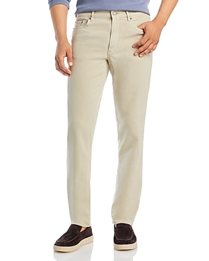 Shop Faherty Stretch Terry Slim Fit Pants In Stone