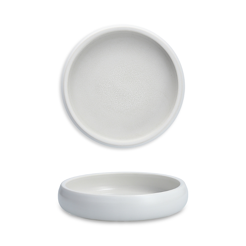 Fortessa Cloud Terre 6 Shallow Salad Bowl, White, Set Of 4 In White