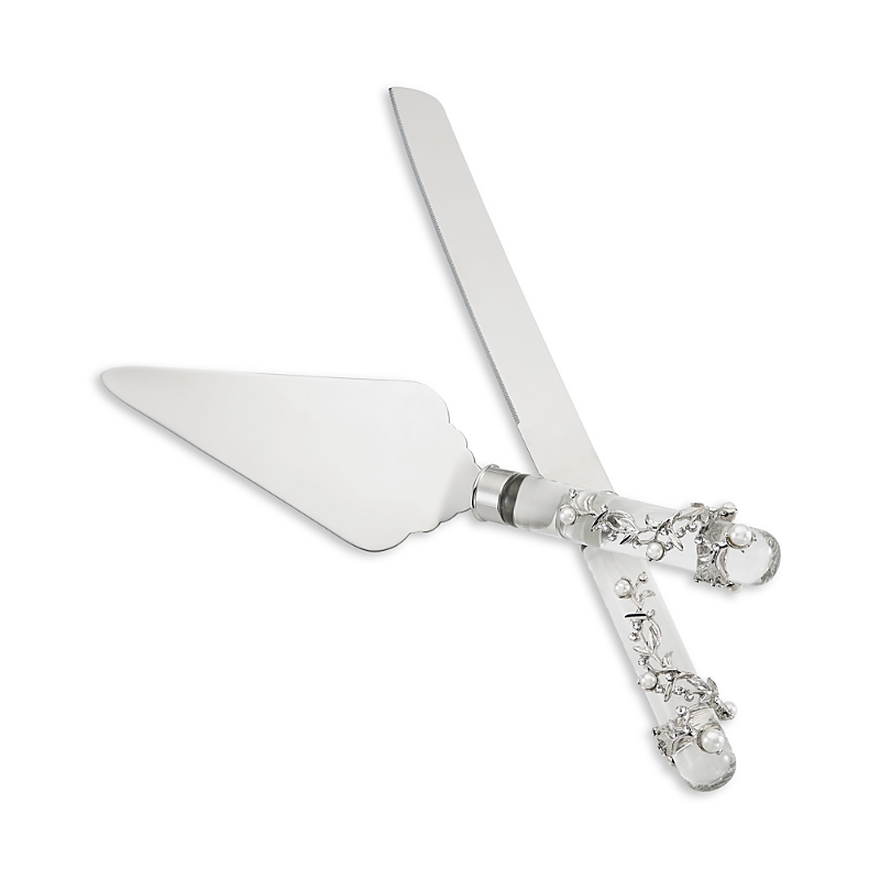 Olivia Riegel Eleanor 2-piece Serving Set In Silver