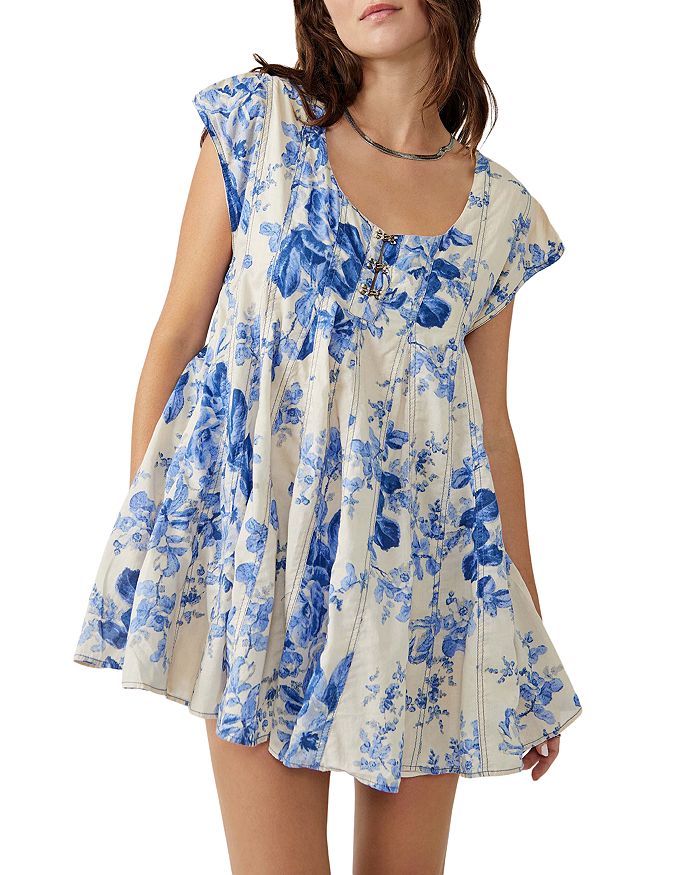 Free People Sully Floral Mini Dress Bloomingdale's