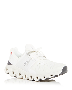 On Women's Cloudswift Low Top Running Sneakers In All White