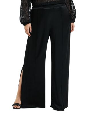 Estelle Plus Highlight Side Slit Pants | Bloomingdale's