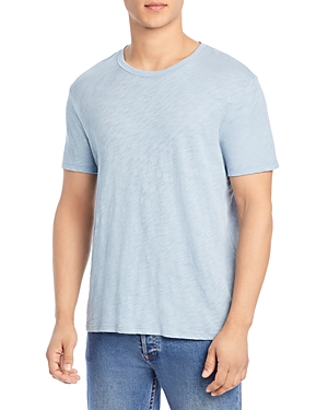 Atm Anthony Thomas Melillo Slub Knit Space Dye Tee In Marina