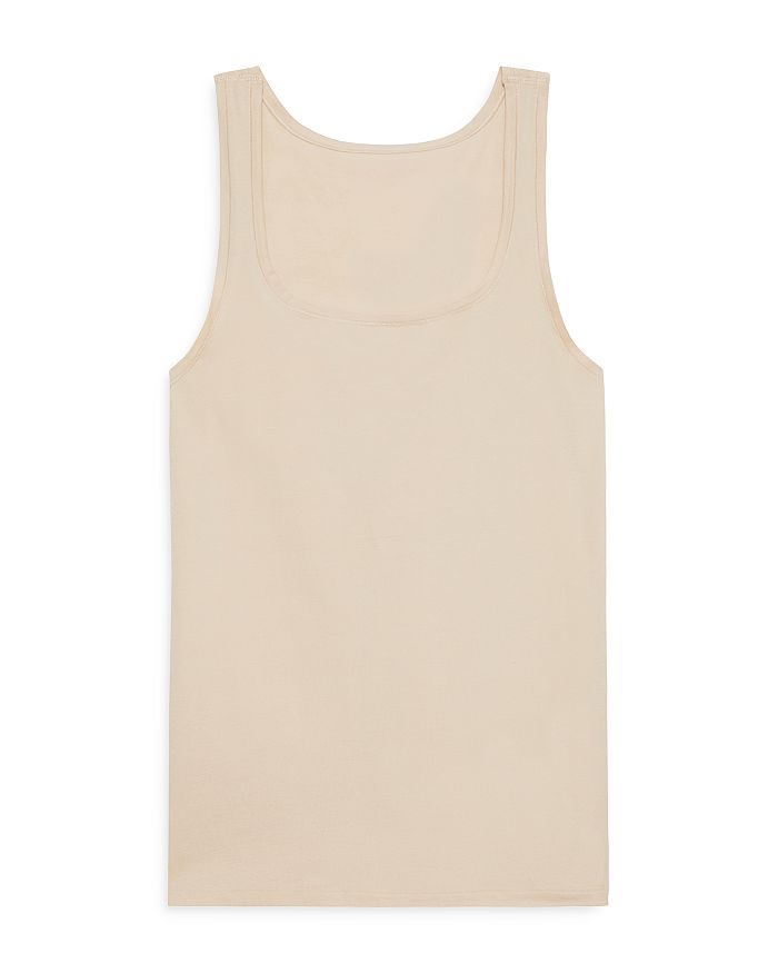 Shop Wacoal Understated Cotton Tank In Sand