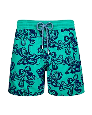 Shop Vilebrequin Moorea 6 Swim Shorts In Emerald