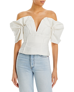 Cult Gaia Abby Off-the-Shoulder Top