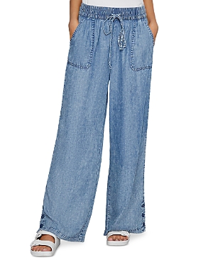 Billy T Surf Chambray Wide Leg Pants