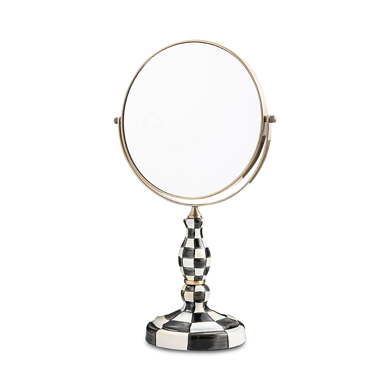 Mackenzie-childs Courtly Check Enamel Vanity Mirror