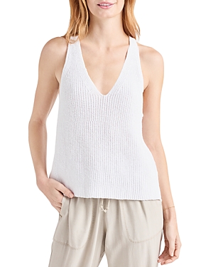 Splendid Deirdre Tank Top Sweater In White