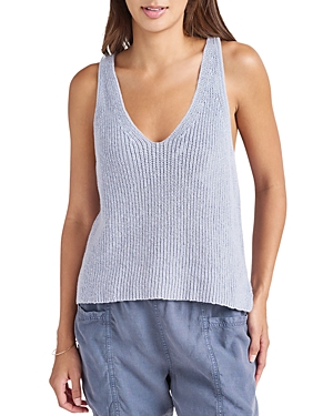 Splendid Deirdre Racerback Sweater Tank In Chicory