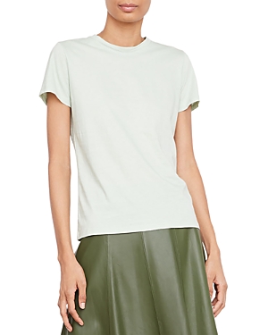 Vince Essential Crewneck Tee In Dew