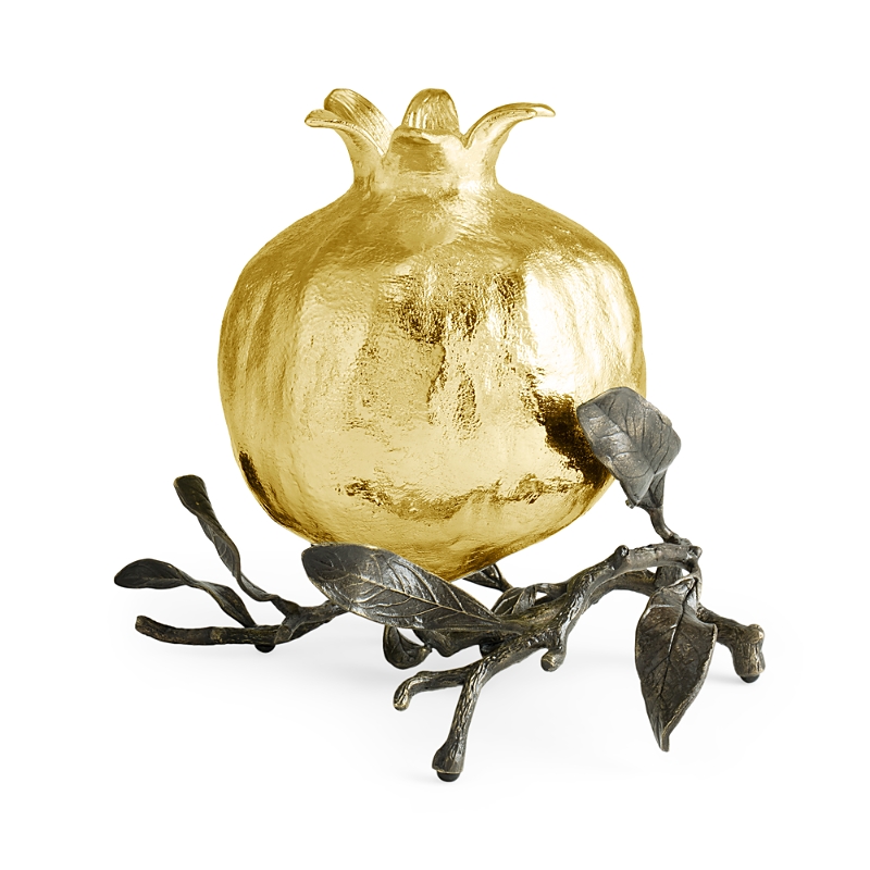 Michael Aram Pomegranate Rose Vase In Gold