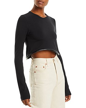 SIMON MILLER - Sway Ribbed Cropped Top