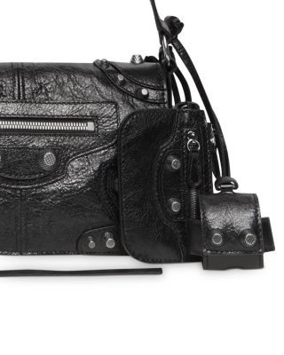 Le Cagole Men Mini Leather Flap Bag