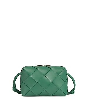 Bottega Veneta Mini Intrecciato Napa Crossbody Bag, Macaroon-Gold, Women's, Handbags & Purses Crossbody Bags & Camera Bags