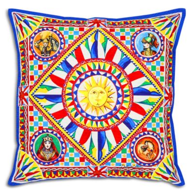 Dolce & Gabbana - Carretto Canvas Cushion, 18x18"