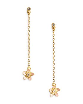 Ted Baker - Blossom Pavé Flower Linear Drop Earrings