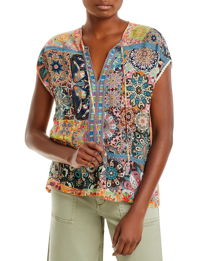 Johnny Was Kaleida Paise Blouse | Bloomingdale's