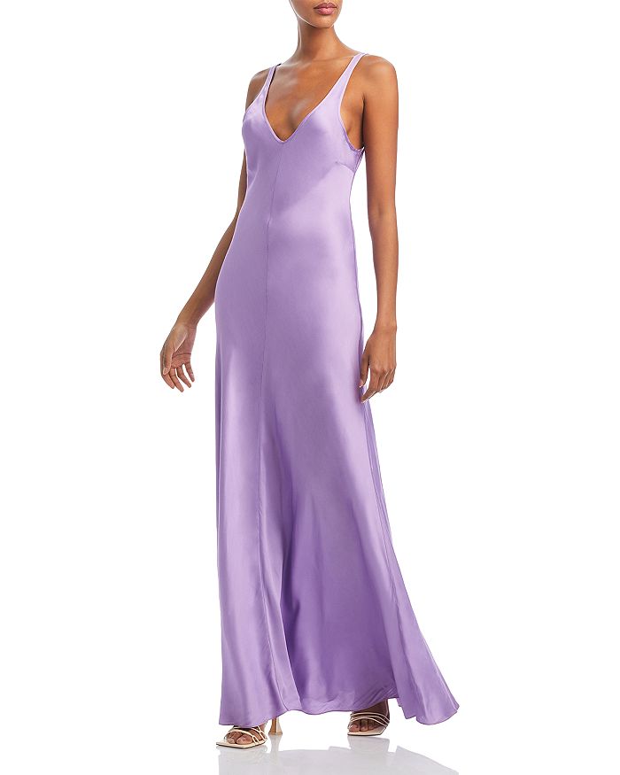 L'AGENCE Maxi Slip Dress | Bloomingdale's
