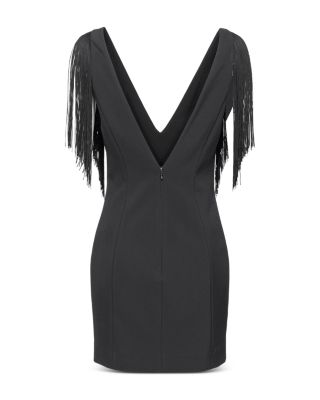 pinko fringe dress PINKO Fringe Mini Dress