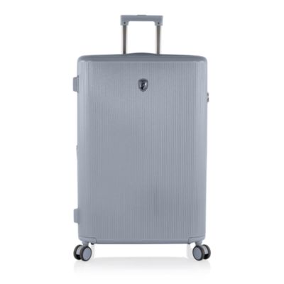 Earth Tones Large Upright Expandable Spinner Suitcase