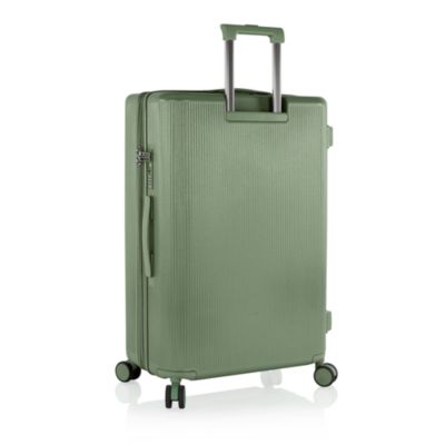 Earth Tones Large Upright Expandable Spinner Suitcase