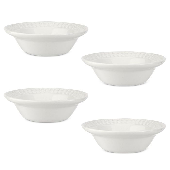 Portmeirion Botanic Garden Harmony White Cereal Bowls, Set of 4