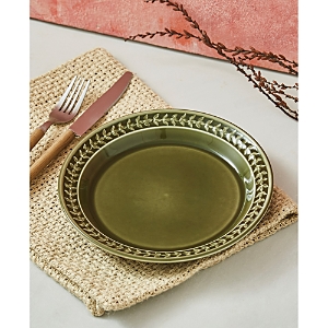 Portmeirion Botanic Garden Harmony Salad Plates, Set Of 4 In Dark Green
