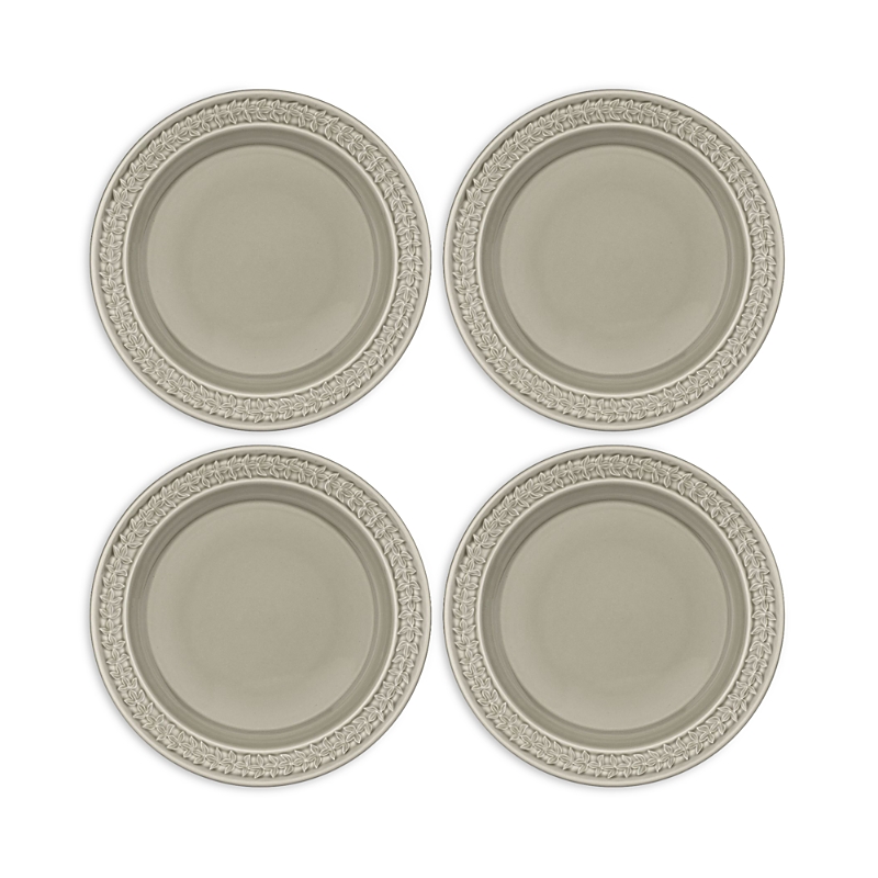 Portmeirion Botanic Garden Harmony Salad Plates, Set Of 4 In Stone